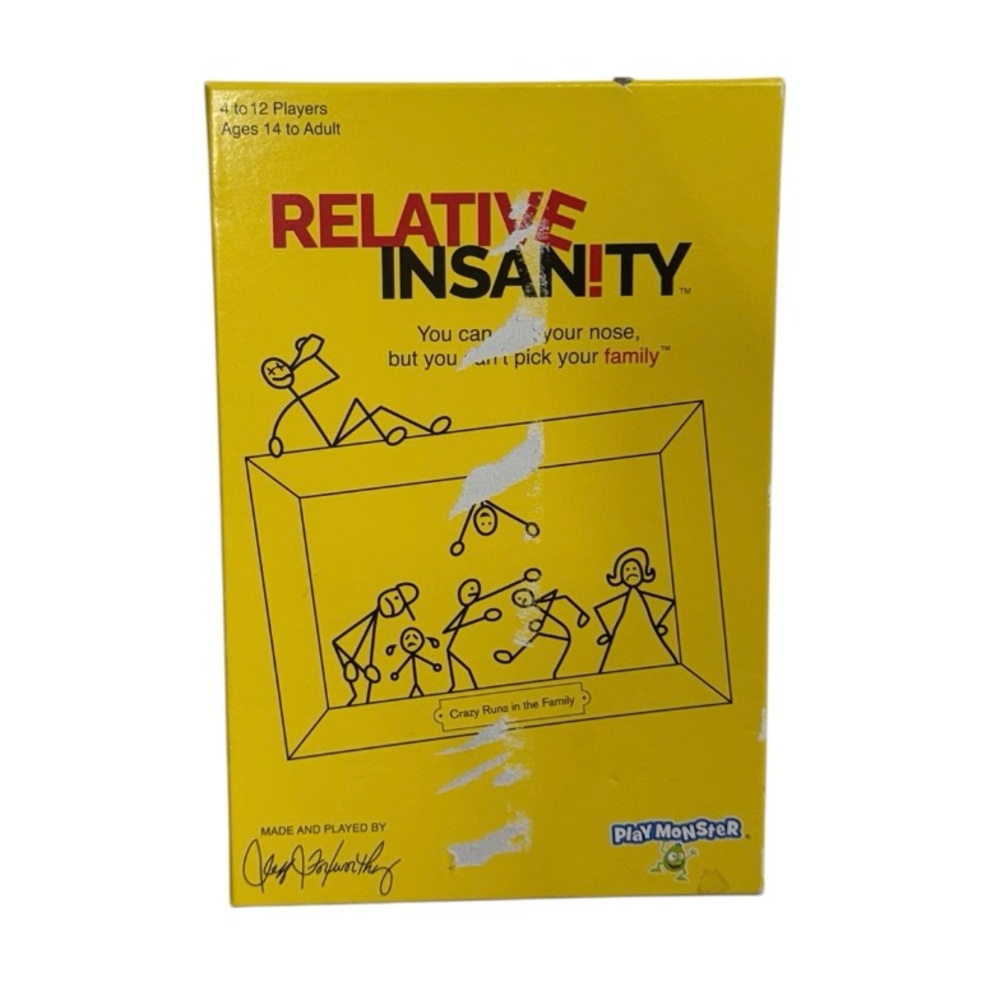 Relative Insanity card game set by Jeff Foxworthy, brand new never played game!